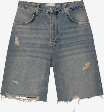 Loosefit Jean Pull&Bear en bleu : devant