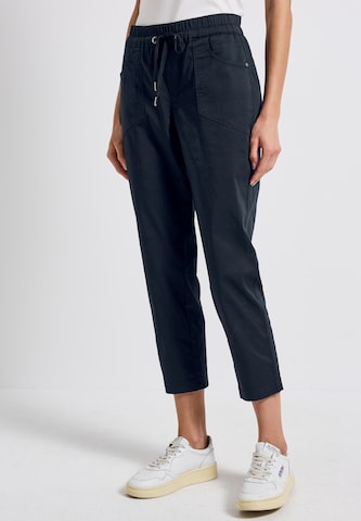 STREET ONE Slimfit Hose in Blau: Vorderseite
