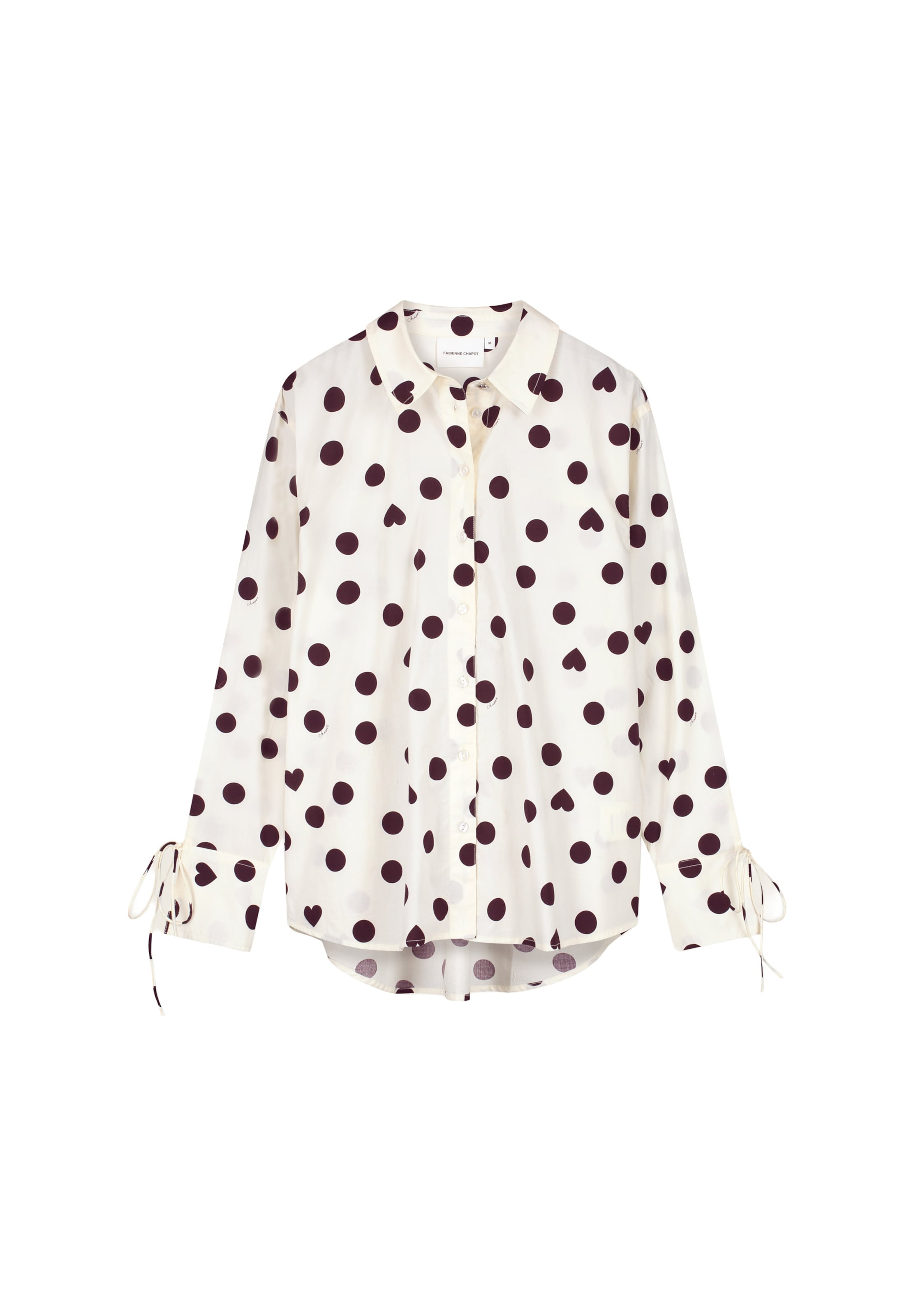 Fabienne Chapot Blouse in Wit: voorkant