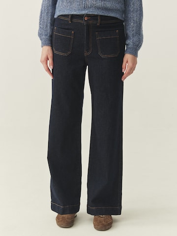 zils TATUUM Platas staras Džinsi 'Talanka': no priekšpuses