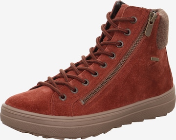 Legero Schnürstiefelette 'Mira' in Orange: Vorderseite