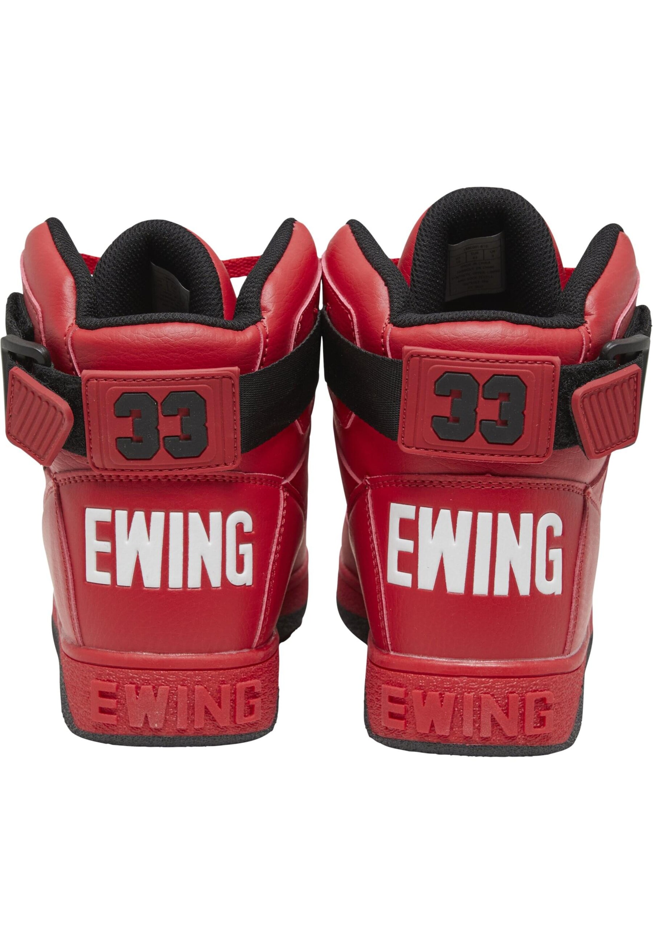 Baskets hautes 'Rebound Core 33 HI' Ewing en rouge