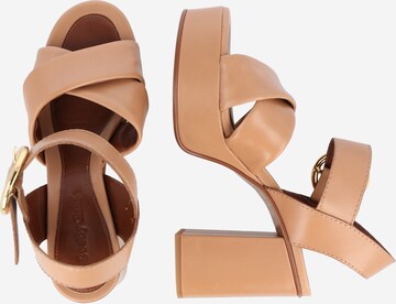 See by Chloé - Sandalias con hebilla 'LYNA' en beige