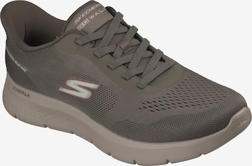 SKECHERS Sneaker 'GO WALK FLEX - MASTER' in Braun: Vorderseite