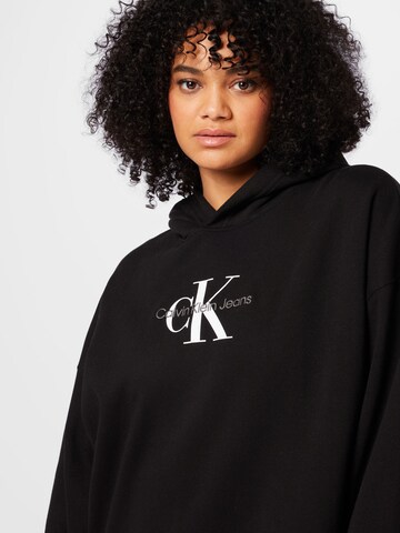 Calvin Klein Jeans Curve Sweatshirt in Schwarz