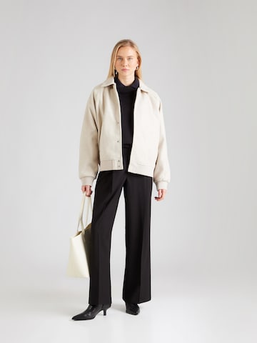 Wide Leg Pantalon à pince 'Machella' MSCH COPENHAGEN en noir