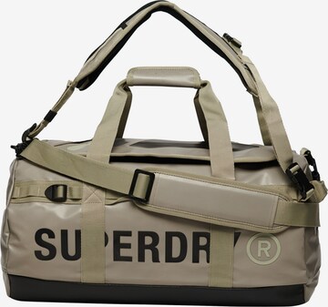 Superdry Travel Bag in Grey: front