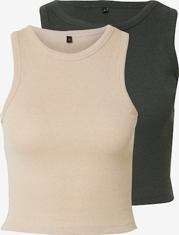 Trendyol Top in Beige: voorkant