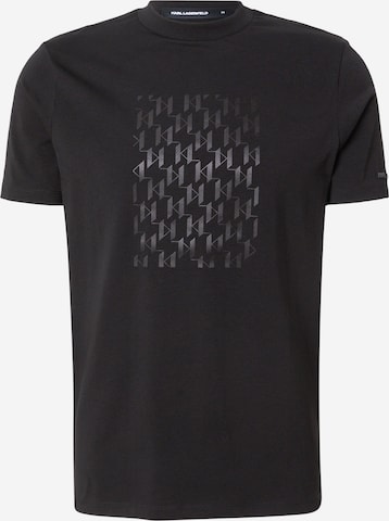 juoda Karl Lagerfeld Standartinis modelis Marškiniai: priekis