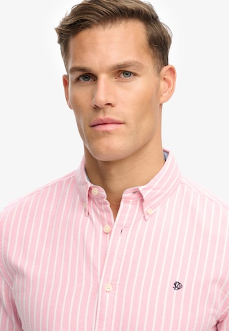 Fit confort Chemise 'Oxford Preppy' Superdry & Co en rose