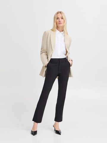 b.young - Regular Calças chino ' BYDIXI STRAIGHT PANTS' em preto