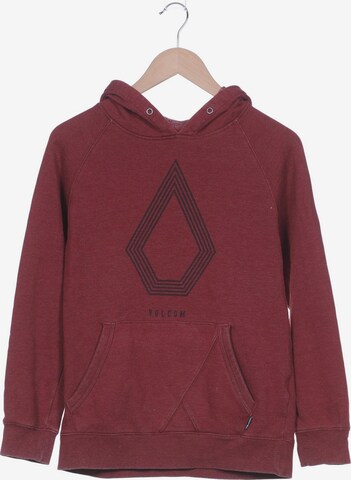 Volcom Sweatshirt & Zip-Up Hoodie in S in Red: front