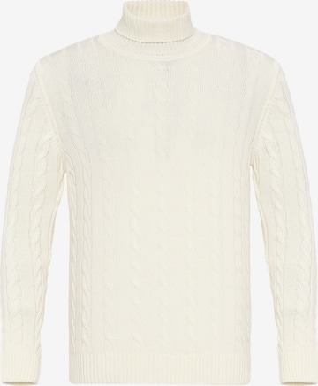 Pullover di Felix Hardy in bianco: frontale