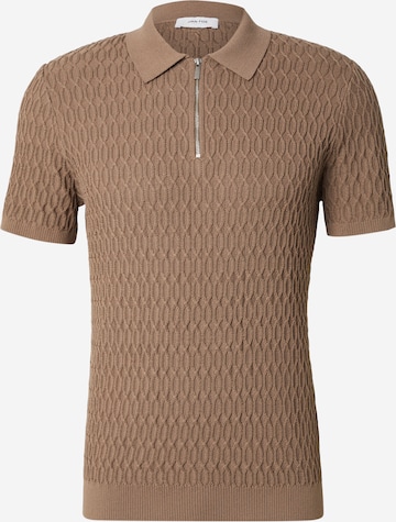 Tricou 'Manuel' de la DAN FOX APPAREL pe maro: față