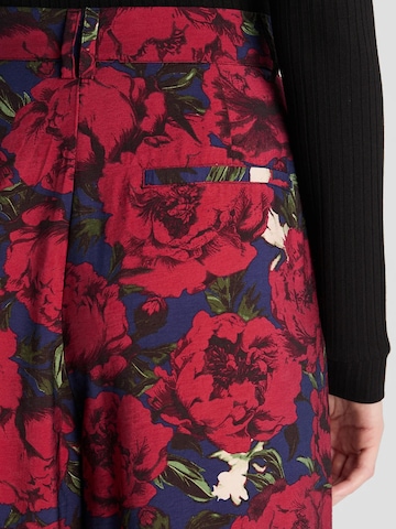 Guido Maria Kretschmer Curvy Wide Leg Hose 'Finja' in Rot