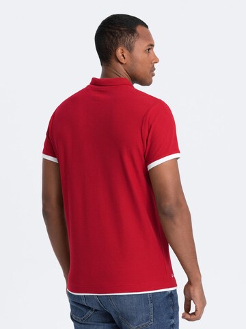 Ombre Shirt in Rood