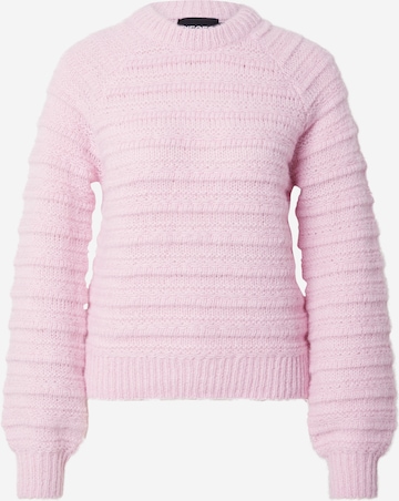 Pullover 'PCJAYDA' di PIECES in lilla: frontale