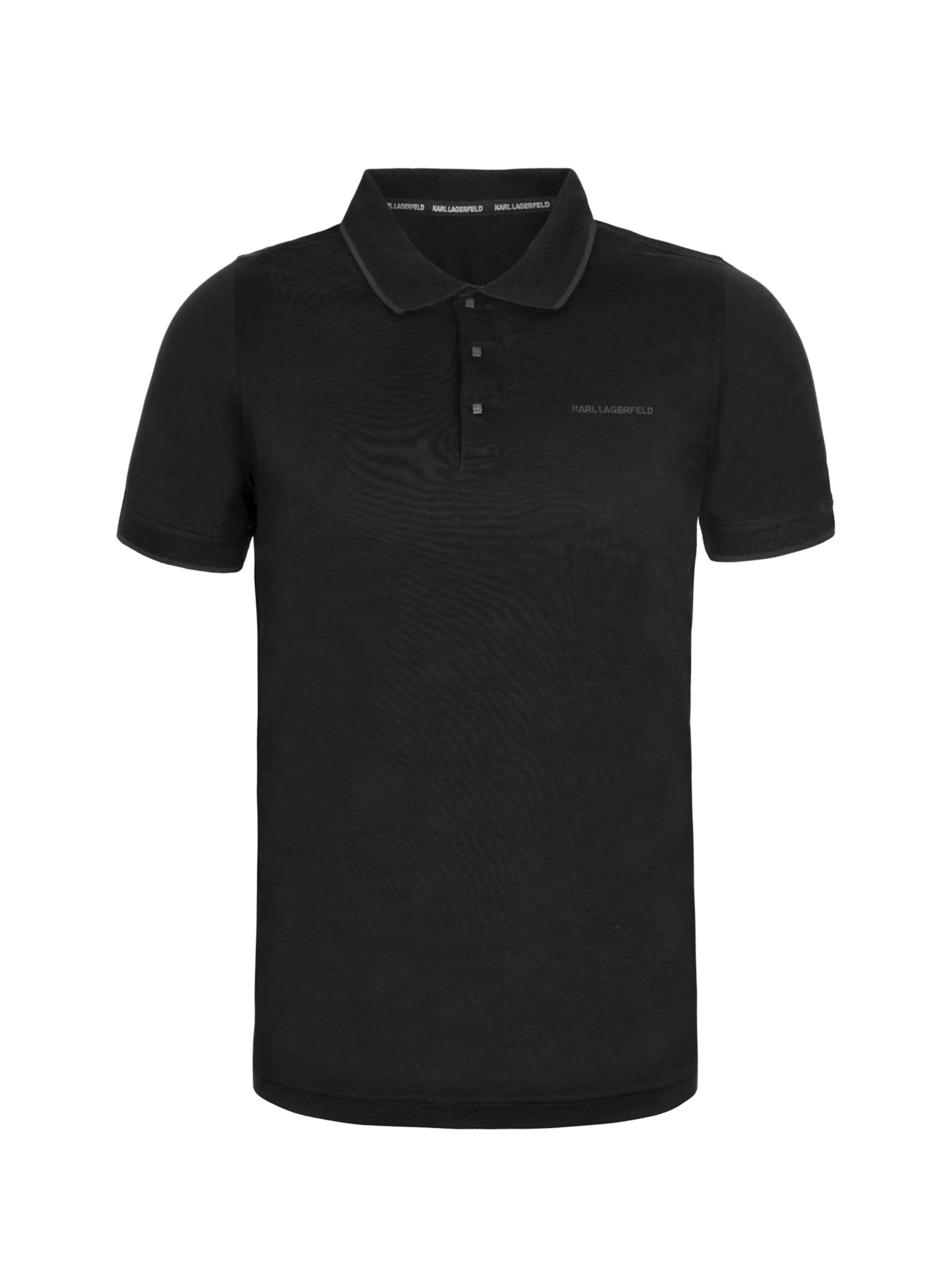 Karl Lagerfeld - Camisa em preto: frente