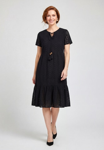 EVERA Jurk 'Fashion Look' in Zwart: voorkant