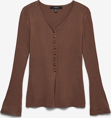 VERO MODA - Cárdigan 'VMWillow' en marrón: frente
