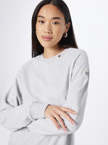 RagwearSweater majica 'FLORA' - siva boja