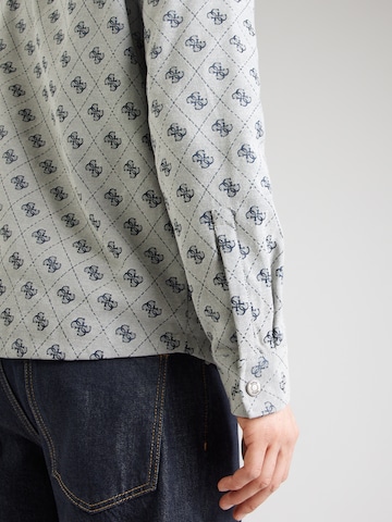 GUESS - Chaqueta de entretiempo '4G' en azul