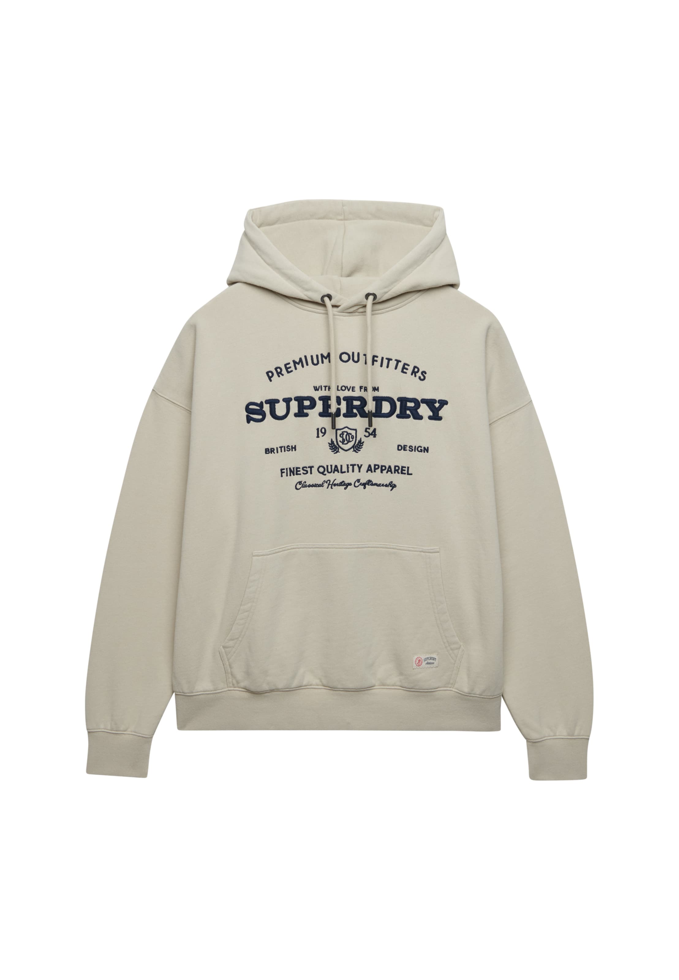 Superdry & Co Sweatshirt in Beige: front