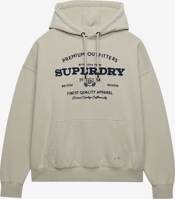 Sweat-shirt Superdry & Co en beige : devant