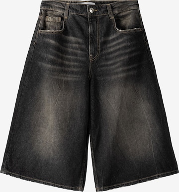 Bershka Loosefit Shorts in Schwarz: predná strana