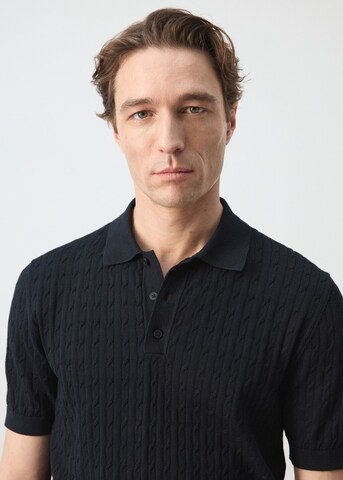 MANGO MAN Poloshirt 'Muga' in Blau