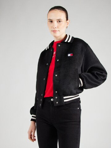 Veste mi-saison Tommy Jeans en noir : devant