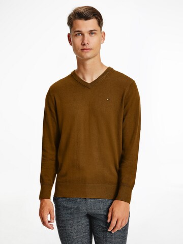TOMMY HILFIGER Regular fit Sweater in Brown: front