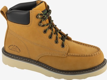 SKECHERS Veterboots 'Kadmiel - Grand Creek' in Bruin: voorkant