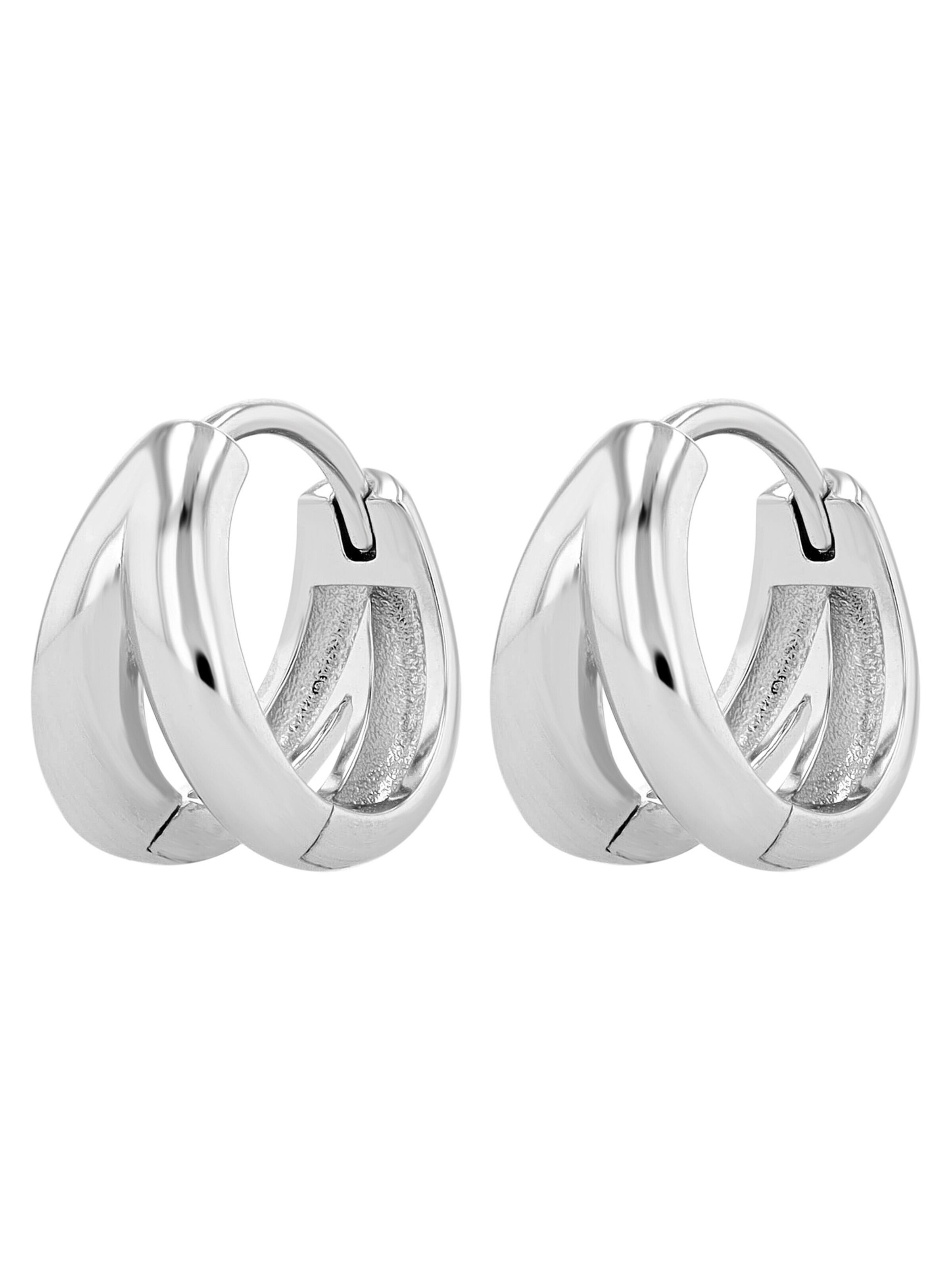Akzent Earrings '"Aries" aus 925 Sterlingsilber, rhodiniert, langlebig' in Silver
