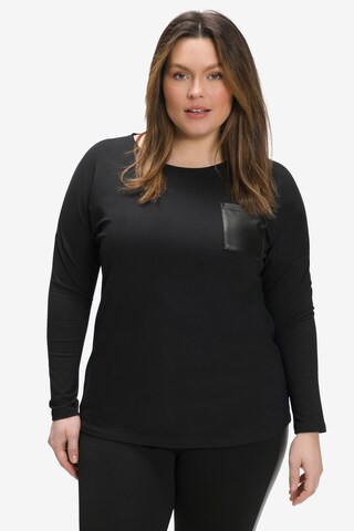 Ulla Popken Shirt in Schwarz: predná strana