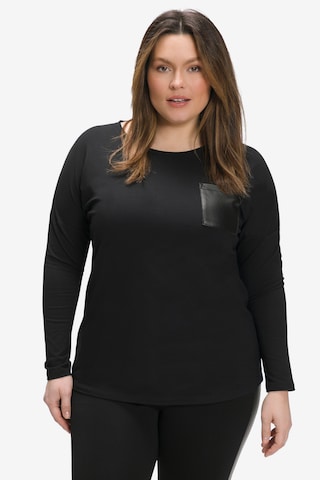 Ulla Popken Shirt in Black: front