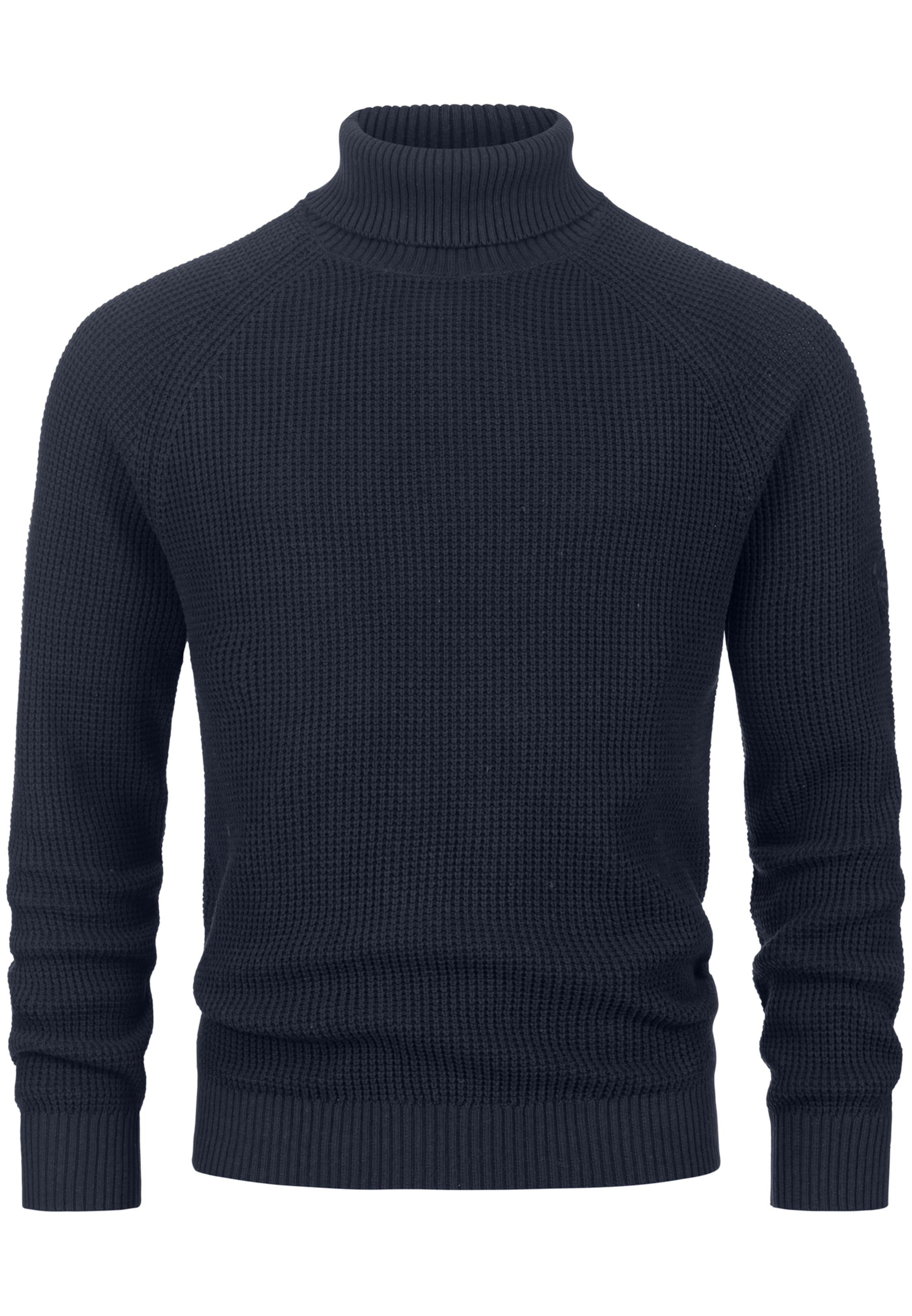 INDICODE JEANS Pullover 'Harlan' in Blau: Vorderseite
