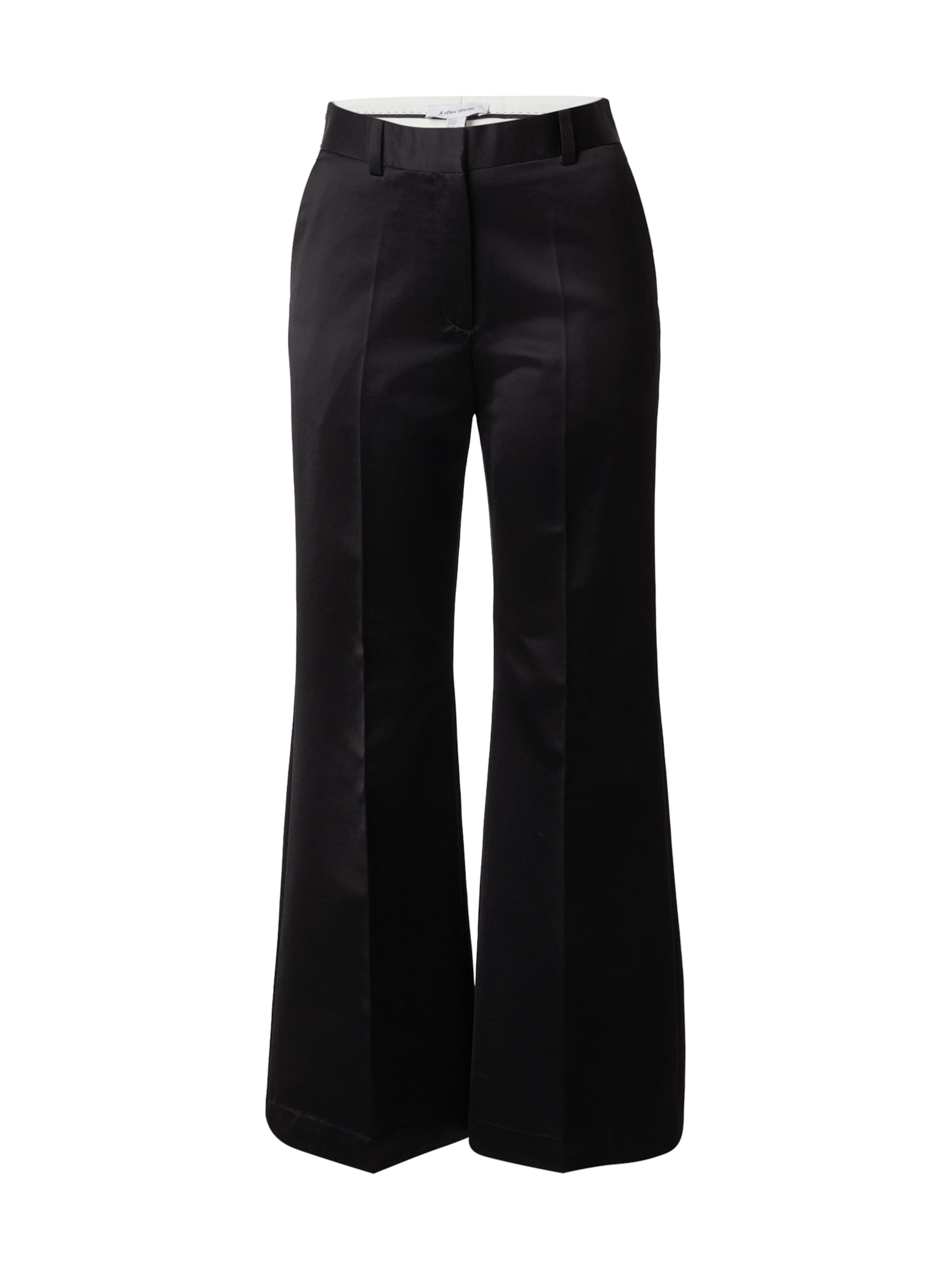 & Other Stories Широкий Плиссированные брюки в Черный: спереди