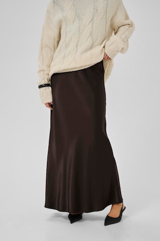 Jupe 'EstelleMW' My Essential Wardrobe en marron : devant