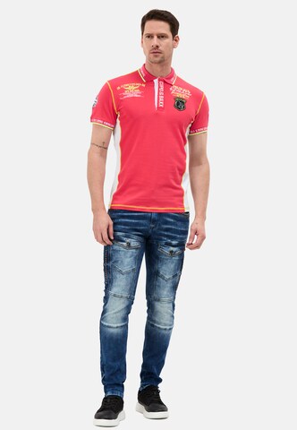 CIPO & BAXX Poloshirt in Rot