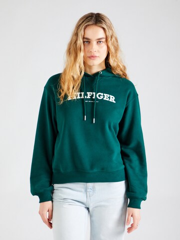 TOMMY HILFIGER Sweatshirt in Grün: predná strana