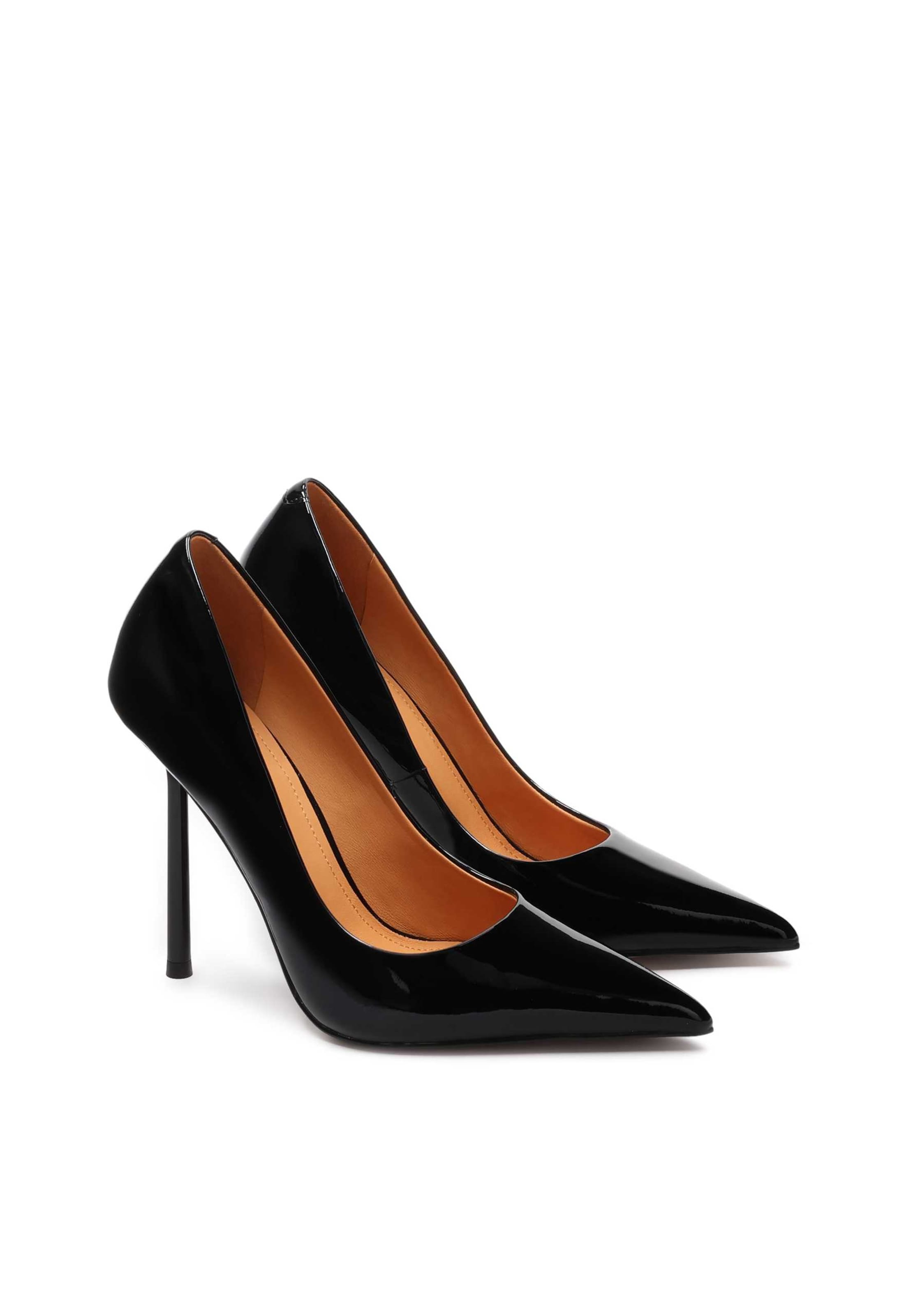 Kazar Czółenka z wysokim przodem 'Maroon' w kolorze czarny