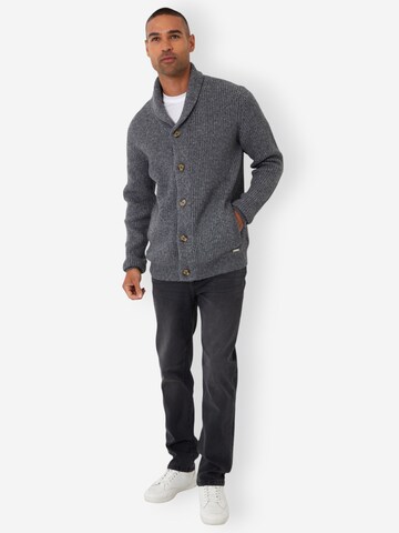 Threadbare Strickjacke 'Needham' in Grau