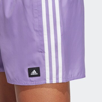 ADIDAS SPORTSWEAR Athletic Swim Trunks in Purple