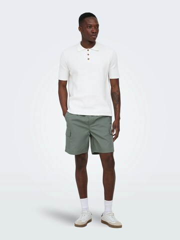 Only & Sons Normalny krój Bojówki 'ONSKAL' w kolorze szary