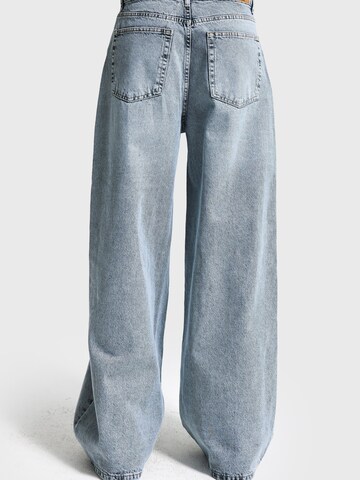 IT'S BASIC Baggy Jeans 'Baggy Mid Rise Jeans' in Blauw