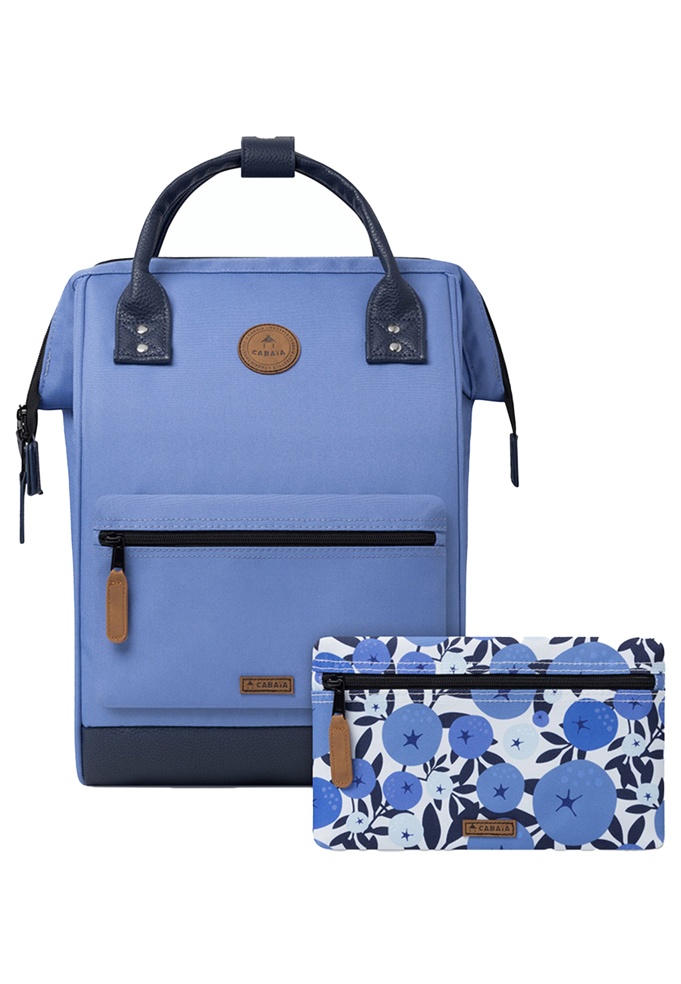 Sac à dos Cabaia en bleu : devant