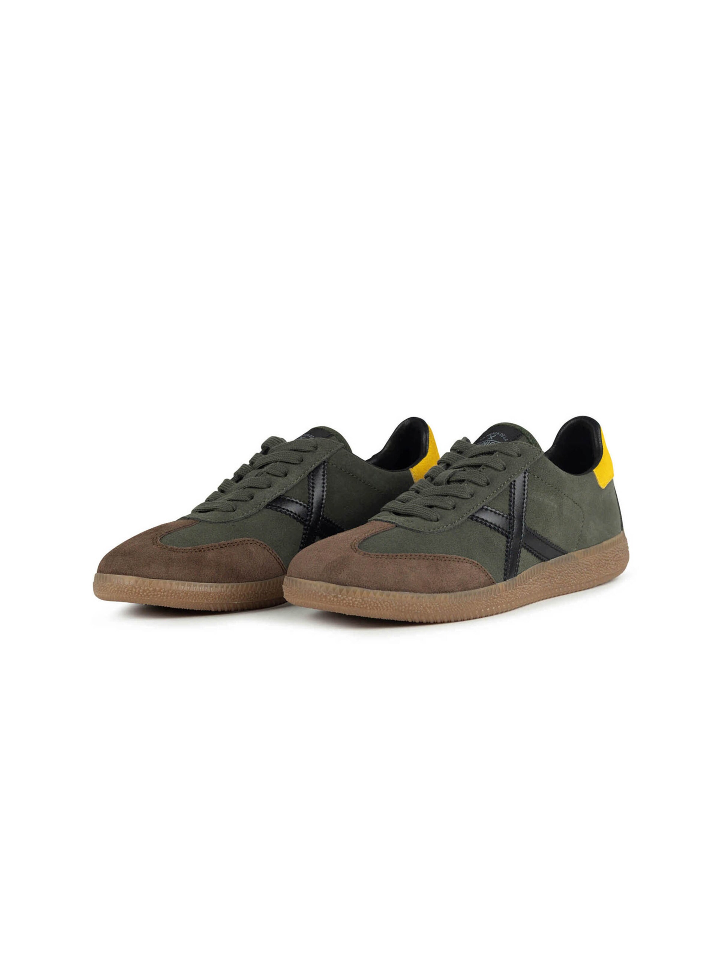 Sneaker bassa 'BARRU' di MUNICH in verde: frontale