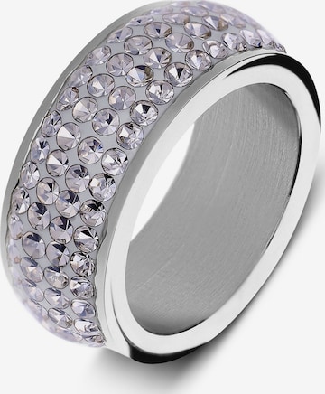 Bague Lucardi en argent : devant