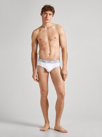 Pepe Jeans Slip in Wit: voorkant